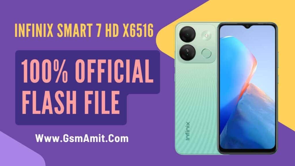 Infinix Smart 7 HD X6516 Flash File (Official Stock ROM)
