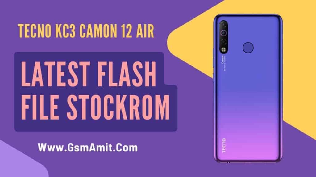 Tecno KC3 Flash File (Stock ROM)