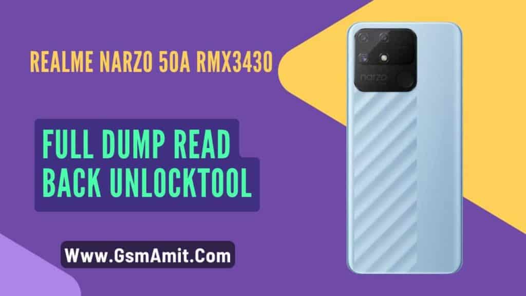 Realme Narzo 50A RMX3430 Full Dump Read Back UnlockTool