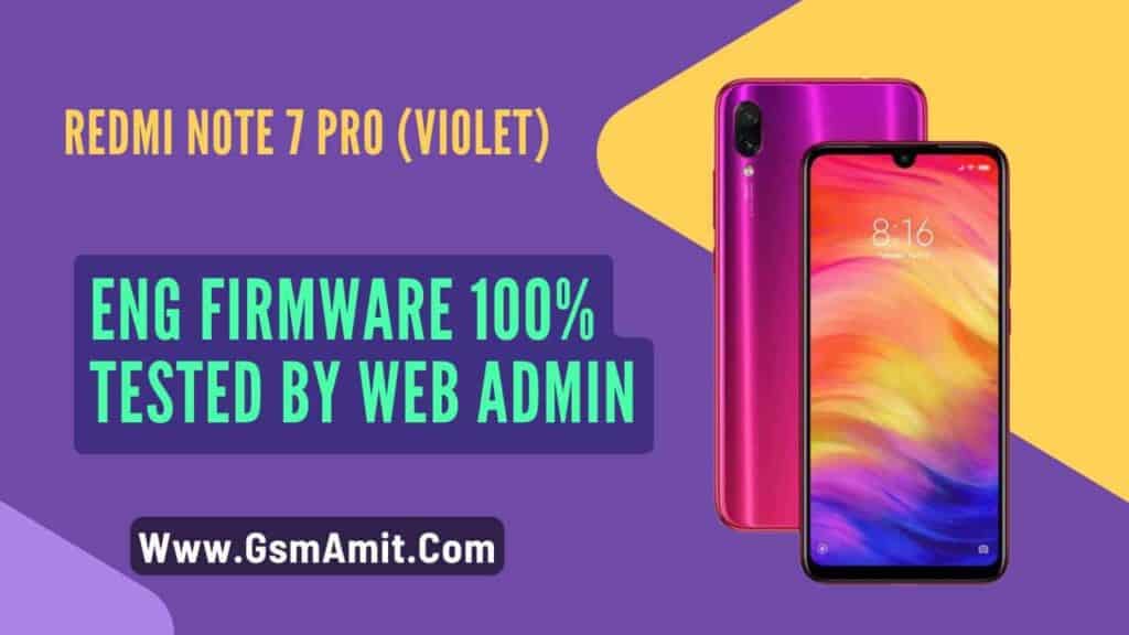 Redmi Note 7 Pro (violet) ENG Firmware