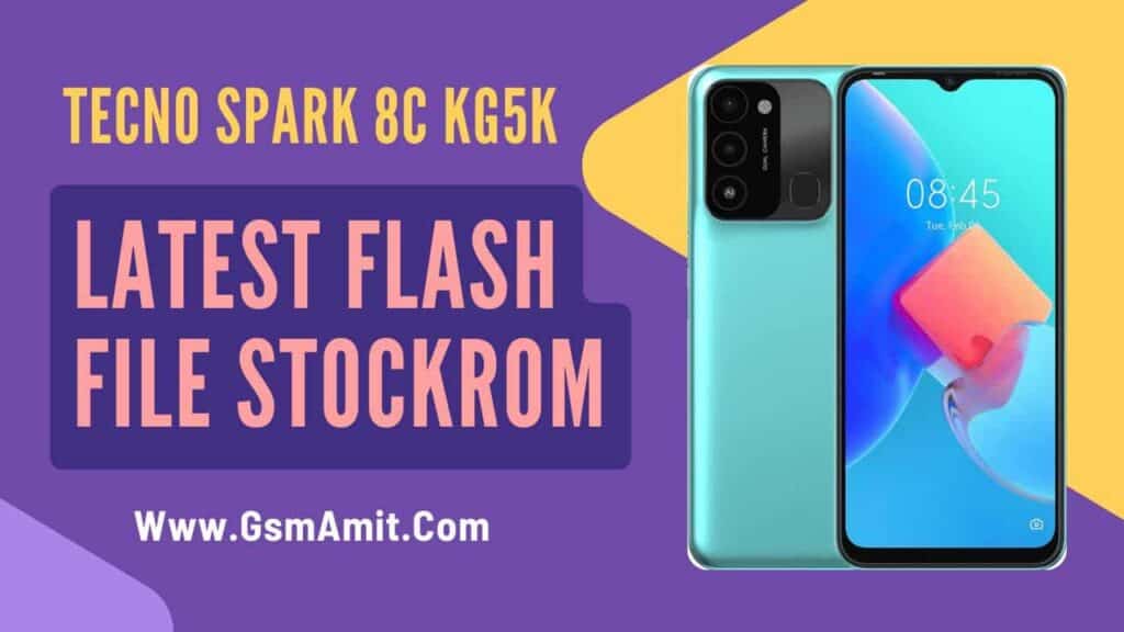 Tecno Spark 8C KG5k Flash File (Stock File)