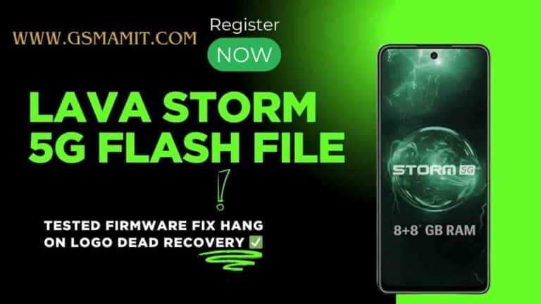 Lava Storm 5G LXX508 Flash File