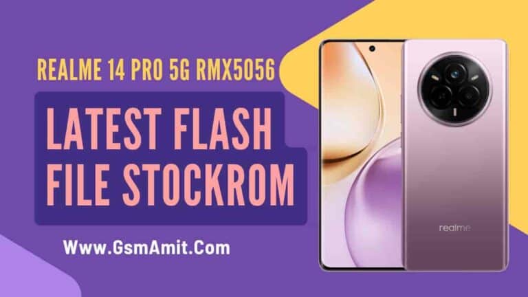 Realme 14 Pro 5G RMX5056 Flash File Latest (Stock Rom)