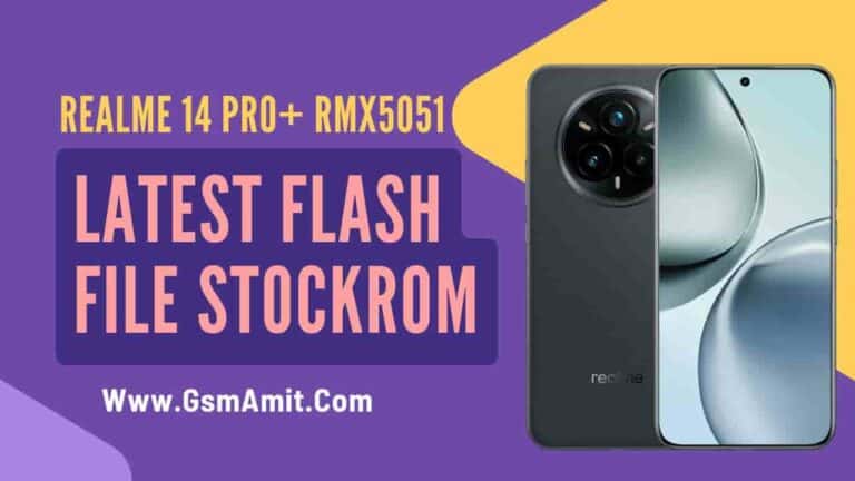 Realme 14 Pro+ RMX5051 Flash File Latest (Stock ROM)