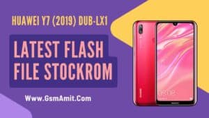Huawei Y7 (2019) DUB-LX1 Flash File (Stock ROM)