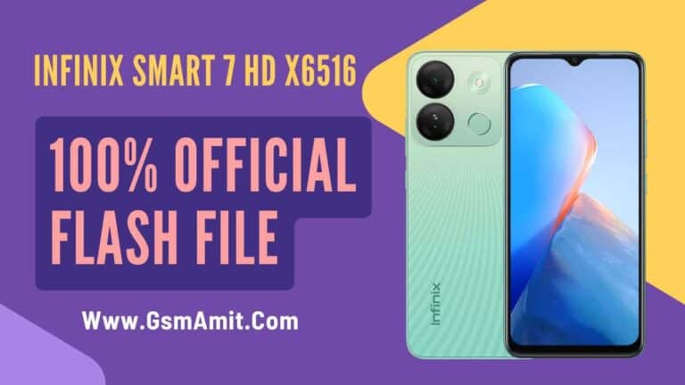 Infinix Smart 7 HD X6516 Flash File (Official Stock ROM)