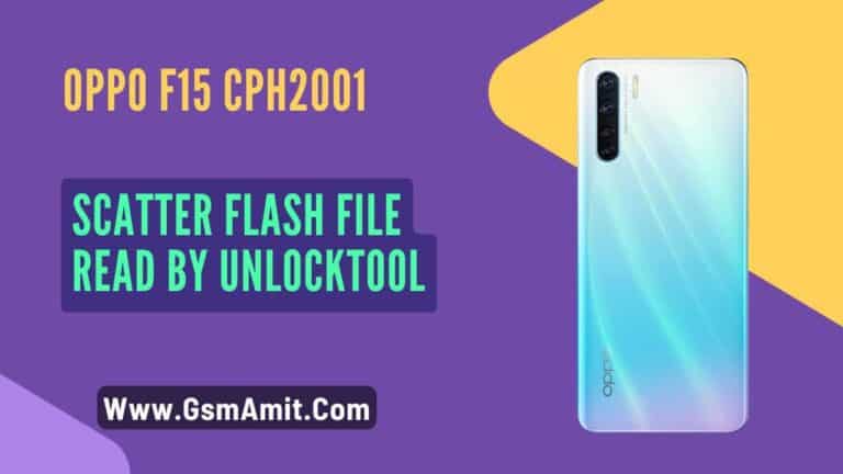 Oppo F15 CPH2001 Scatter Flash File Read By UnlockTool