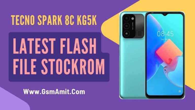 Tecno Spark 8C KG5k Flash File (Stock File)