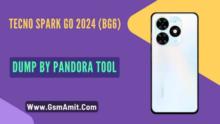 Tecno Spark Go 2024 (BG6) Dump By Pandora Tool