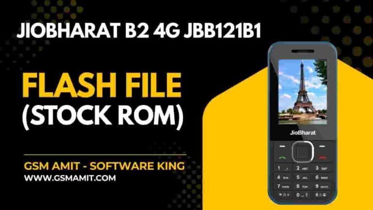 JioBharat B2 4G JBB121B1 Flash File (Stock ROM)