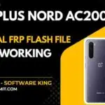 ONEPLUS NORD AC2001 FRP Flash File (Stock ROM)