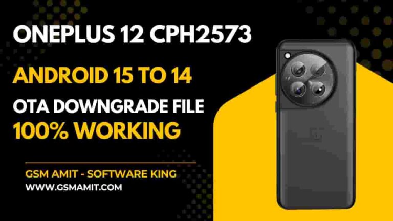 OnePlus 12 CPH2573 Android 15 to 14 OTA Downgrade File