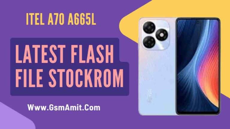 iTel A70 A665L Flash File (Stock ROM)
