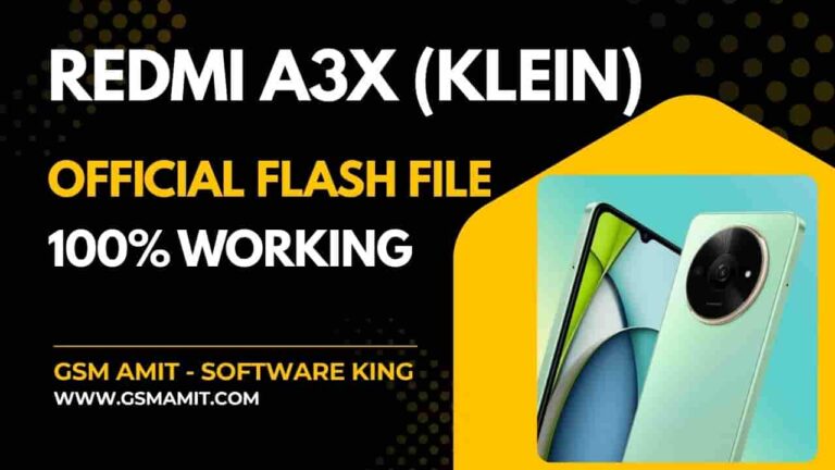 Redmi A3X (klein) Official Flash File