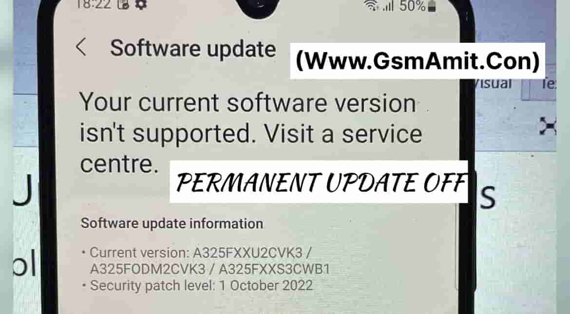 Samsung OTA Update OFF Permanently