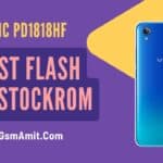 Vivo Y91C PD1818HF Flash File (Stock ROM)